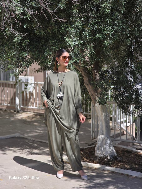 Bahar Salaş Takım Haki Yeşli