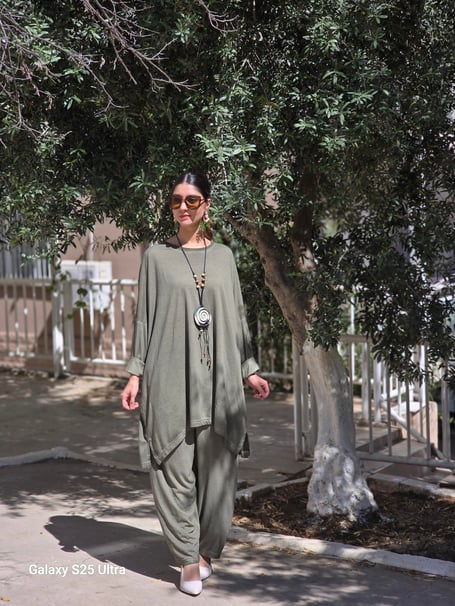 Bahar Salaş Takım Haki Yeşli