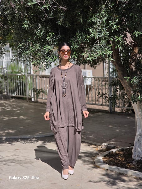 Bahar Salaş Takım Açık Kahve