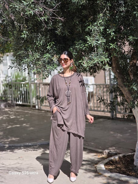 Bahar Salaş Takım Açık Kahve