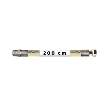 200 cm Doğalgaz Flexi Ocak Bağlantı Hortumu 1/2x1/2
