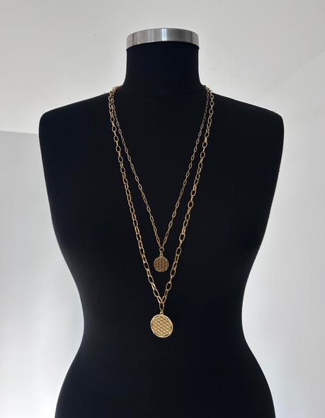 0211 Özel Tasarım Kolye-Gold