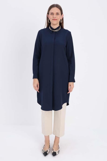 51007K Pamuklu Tunik-Laci