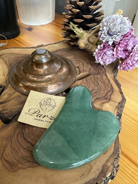 Aventurin Doğal Taş Gua Sha