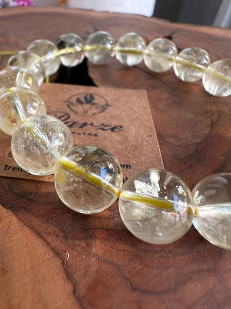 Limon Kuvars Doğaltaş Bileklik 10 mm 