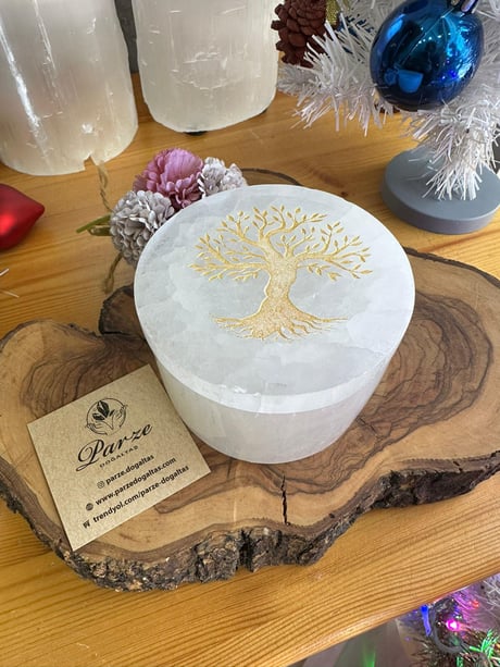 Selenit Doğaltaş Kutu