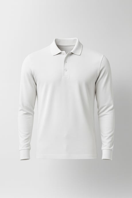 Ridley Regular Fit Doubleface Interlok Polo Yaka Erkek Sweatshirt - Beyaz