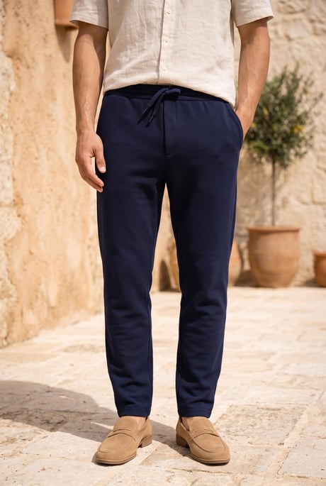 Herbert Nova Pike Kumaş Regular Fit Jogger Erkek Pantolon - Lacivert