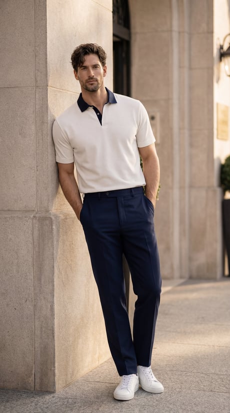 Arthur Regular Fit Nova Pike Kumaş Polo Yaka T-Shirt - Beyaz