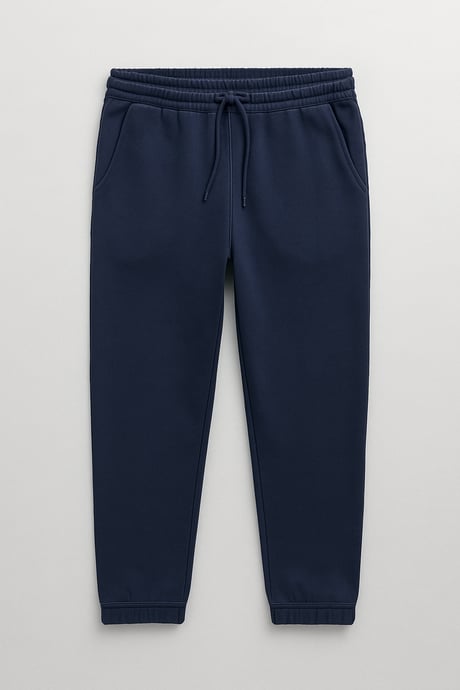 Scuba Modal Kumaş Relaxed Fit Erkek Eşofman Altı Pantolon - Lacivert