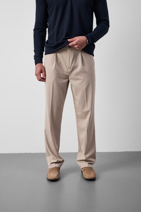 Marlon Premium Regular Fit Kumaş Erkek Pantolon - Bej