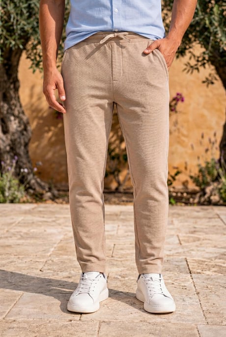 Herbert Nova Pike Kumaş Regular Fit Jogger Erkek Pantolon- Bej
