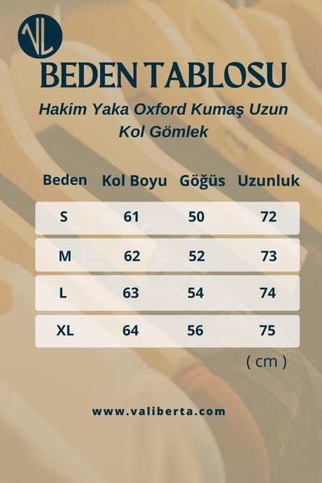 Hakim Yaka Oxford Kumaş Uzun Kol Gömlek - Taş