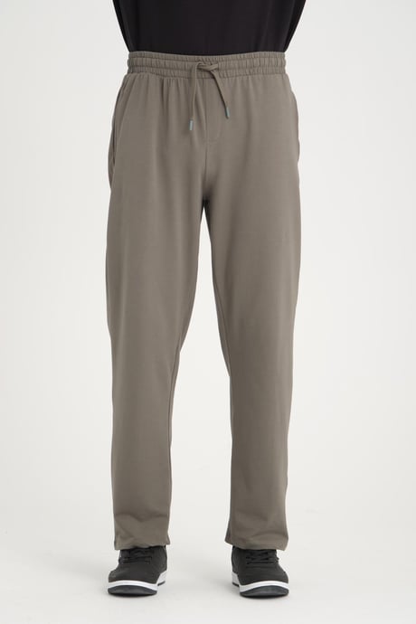 İki İplik Baggy Kalıp Eşofman Altı/Pantolon - Avcı Yeşili