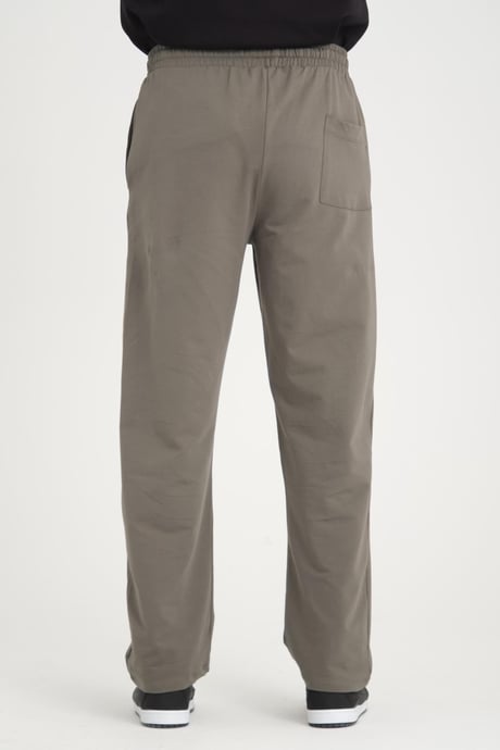 İki İplik Baggy Kalıp Eşofman Altı/Pantolon - Avcı Yeşili