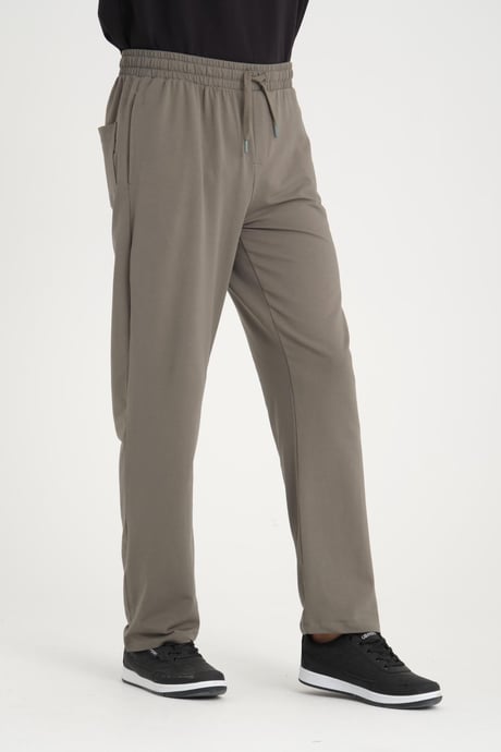 İki İplik Baggy Kalıp Eşofman Altı/Pantolon - Avcı Yeşili