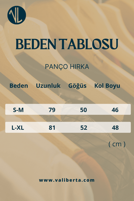 Kolları Desenli Panço Hırka - İndigo