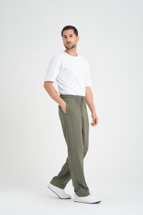 Latin Baggy Pantolon - Çam Yeşili