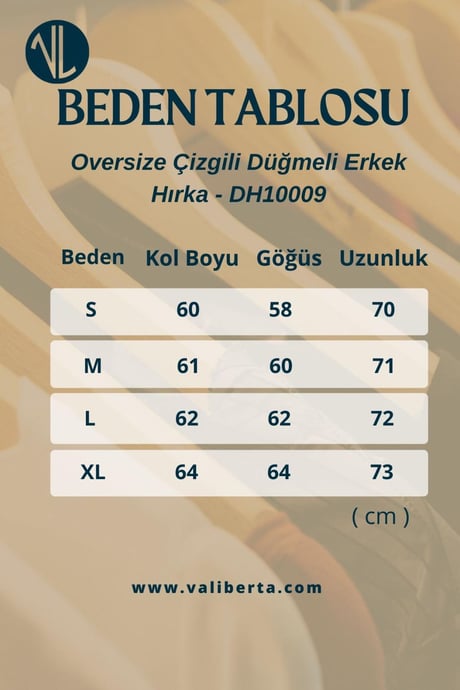 Oversize Çizgili Düğmeli Erkek Hırka - Lacivert