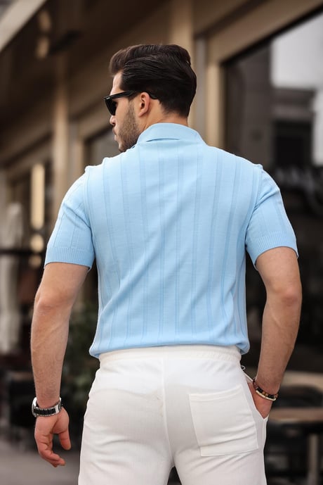 Rahat Kalıp Beli Lastikli Baggy Pamuk Pantolon - Ekru