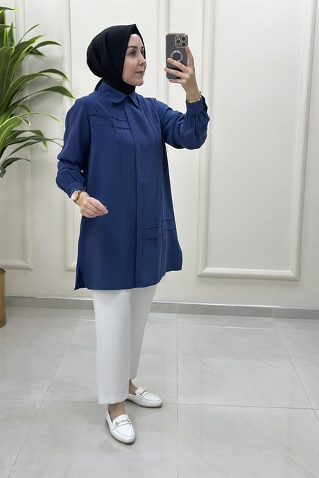 yeni sezon tesettür tunik modelleri