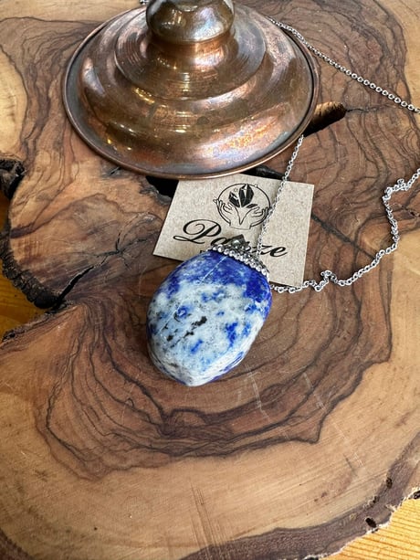 Lapis Lazuli Doğal Taş Kolye