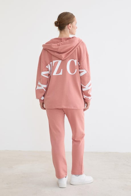 Beli Lastikli Bağlamalı Pantolon PUDRA