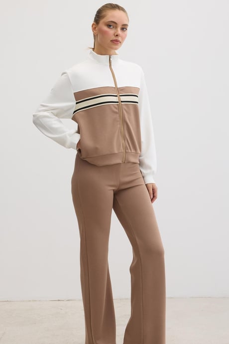 Beli Lastikli Oysho Pantolon KAHVE