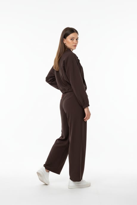 Beli Lastikli Oysho Pantolon KAHVE