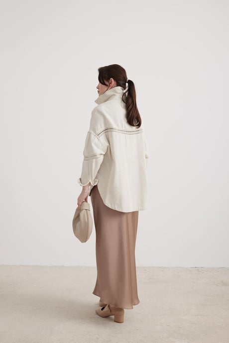 Kadın Denim Kot Ceket TAŞ