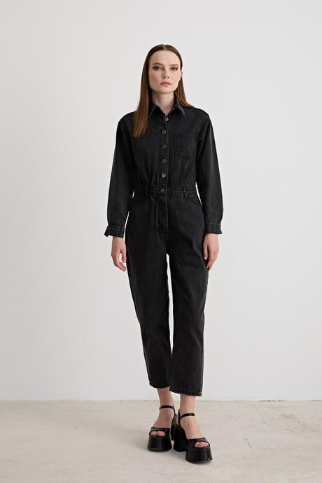 Uzun Kollu Kot Tulum KAR YIKAMA