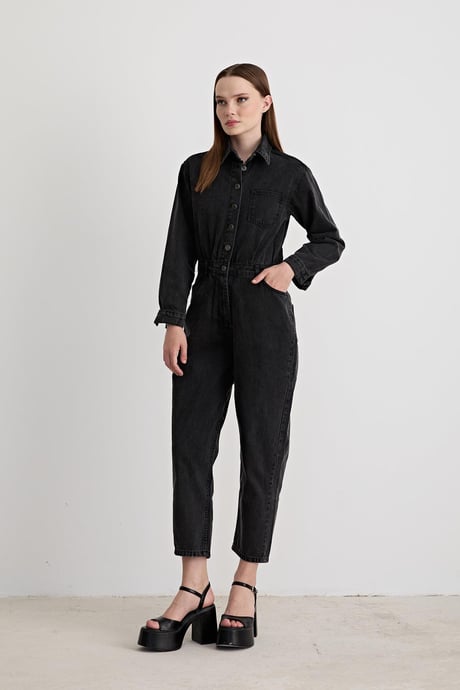 Uzun Kollu Kot Tulum KAR YIKAMA