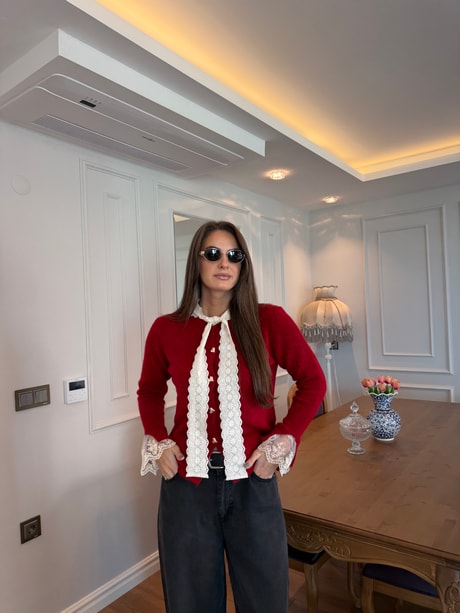 QULOVEYENİ GELENLERBordo Pinterest Hırka