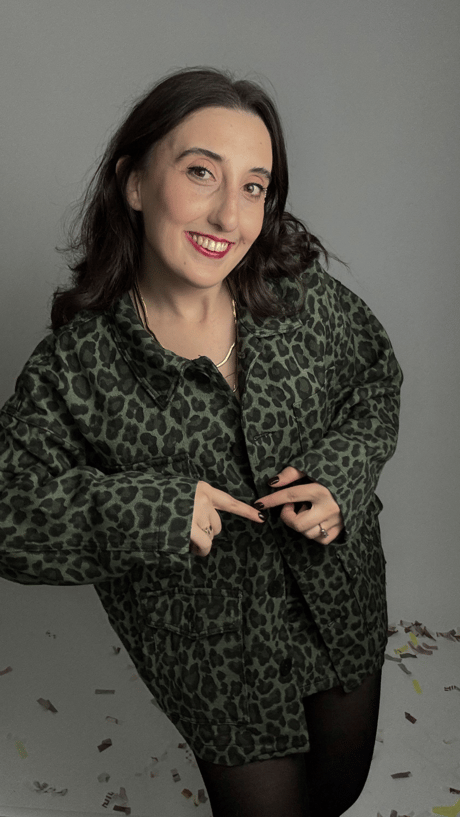 Gabardin Leopar Ceket
