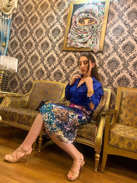 Zara Uzun Saten Gömlek