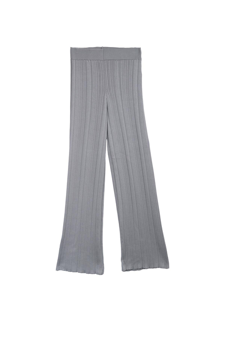 Gri Fitilli Pantolon