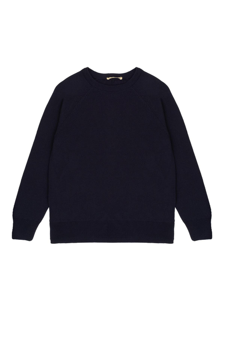 Lacivert Bisiklet Yaka Kazak