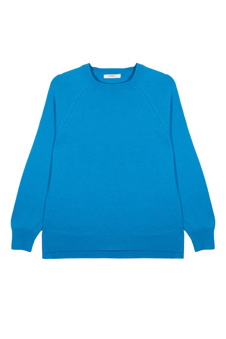 Turkuaz Bisiklet Yaka Kazak