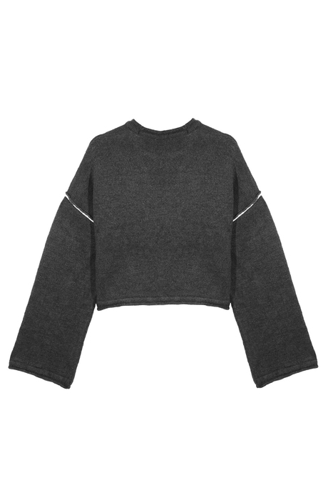 Antrasit Basic Triko Kazak