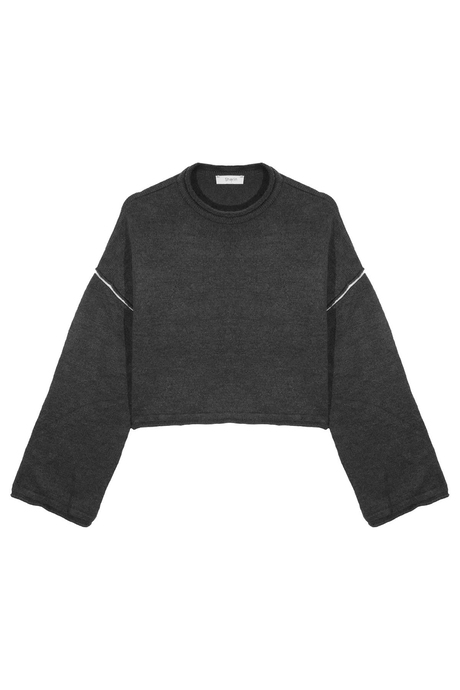 Antrasit Basic Triko Kazak