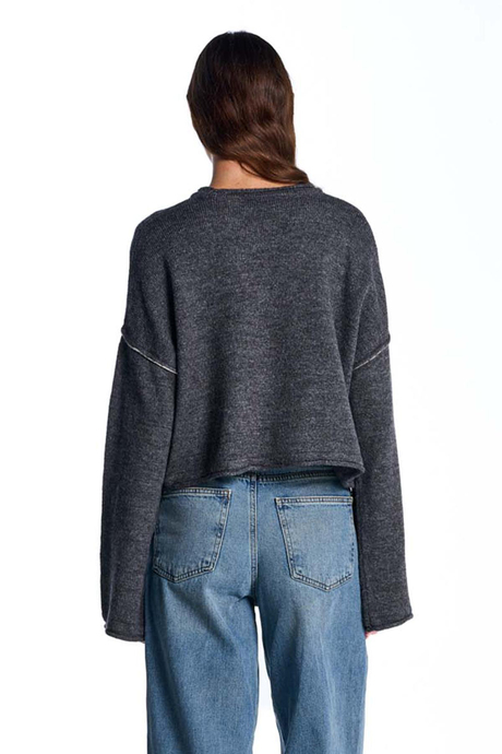 Antrasit Basic Triko Kazak