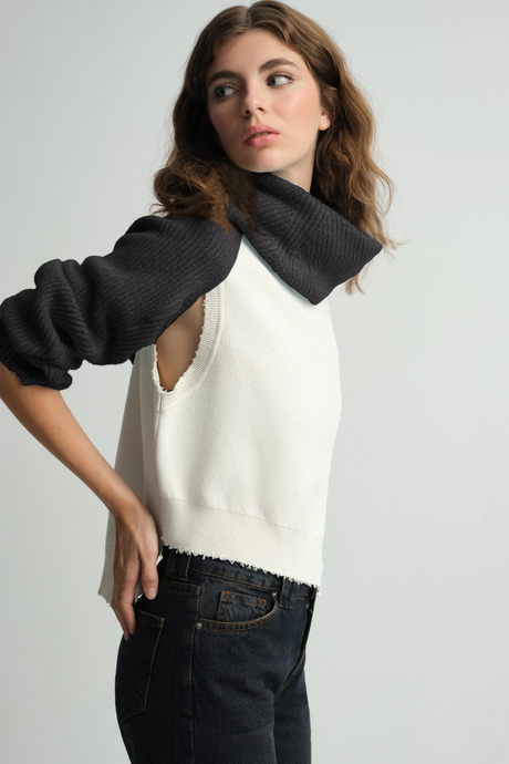 Antrasit Triko Bolero