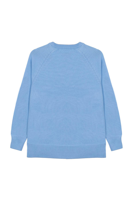 Bebe Mavi Bisiklet Yaka Kazak