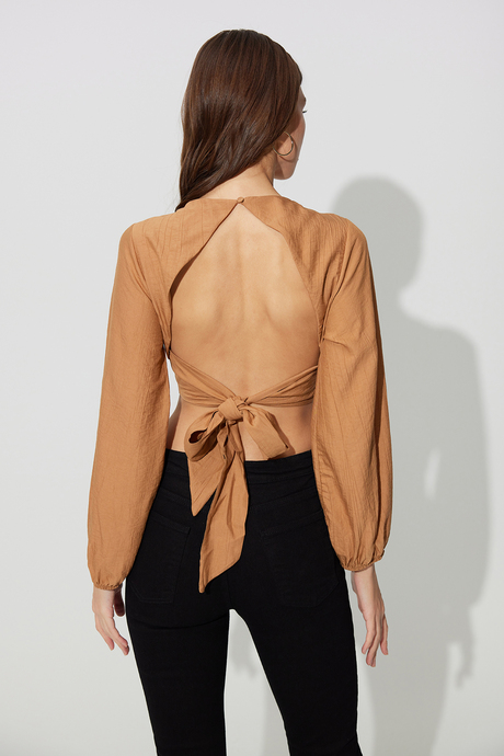 Camel Sırt Dekolteli Büstiyer SS23CT4726CA