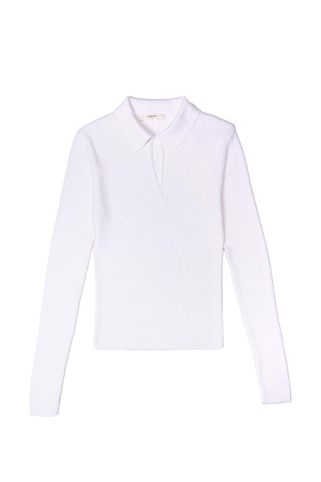 Ekru Polo Yaka Kazak