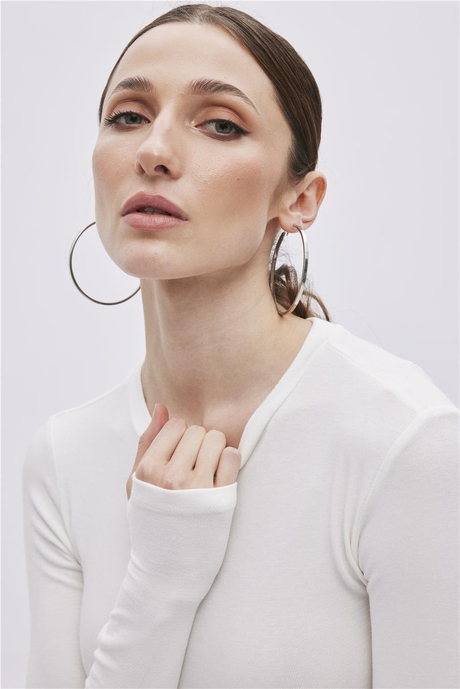 EKRU UZUN KOLLU CROP KAZAK