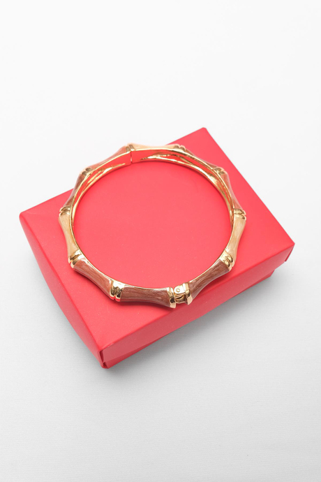 Gold Detaylı Mineli Bileklik (Tekli)