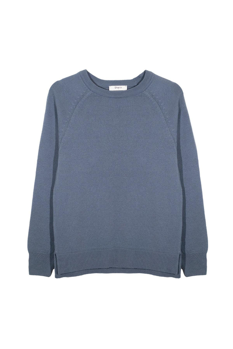 İndigo Bisiklet Yaka Kazak