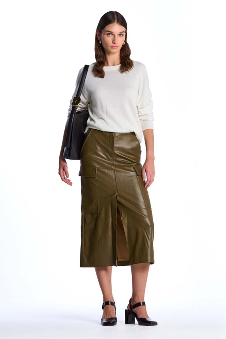 Kemik Bisiklet Yaka Kazak