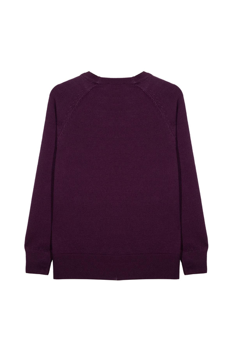 Mor Bisiklet Yaka Kazak